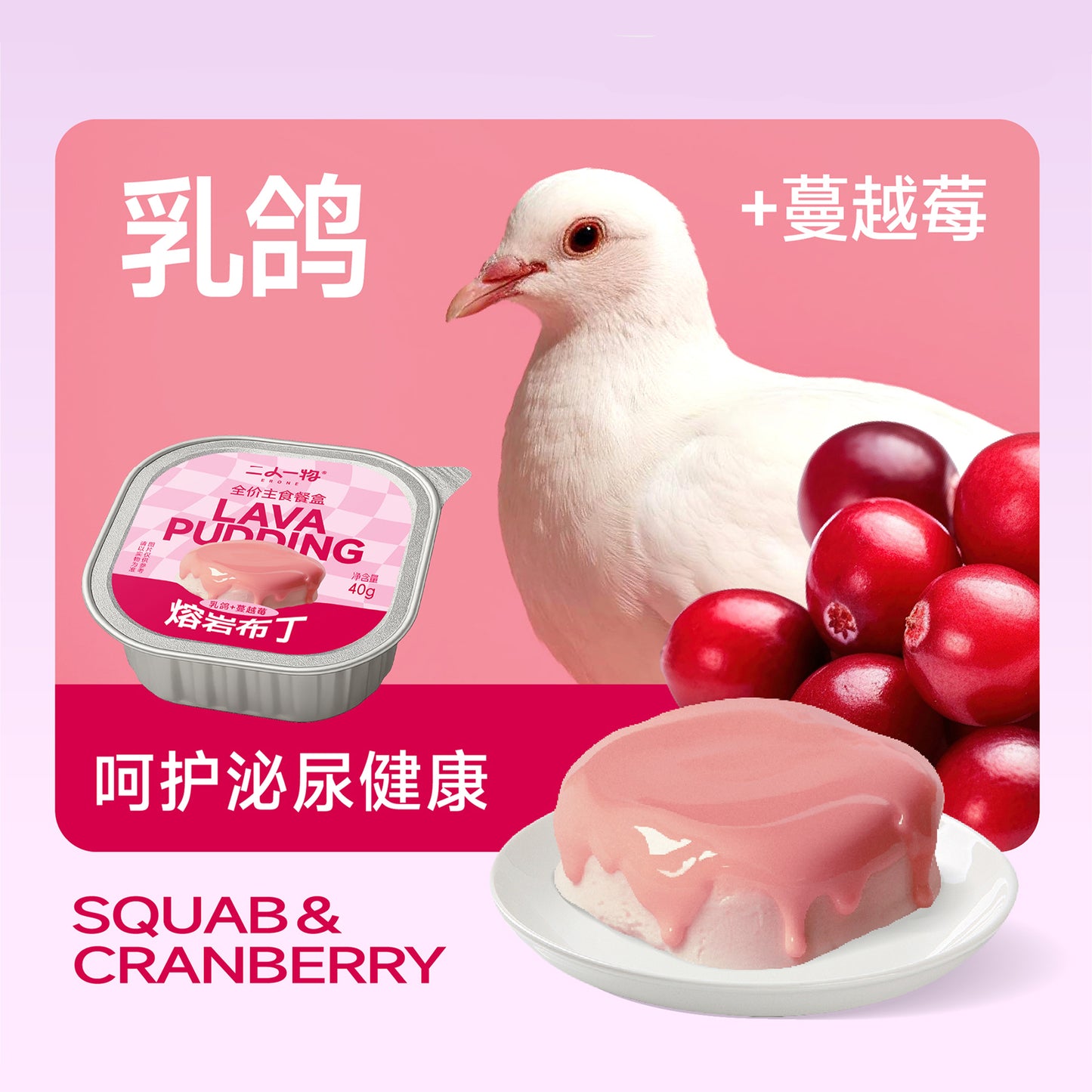 Erone🐱🐶Lava Pudding Complete Wet Food 40g