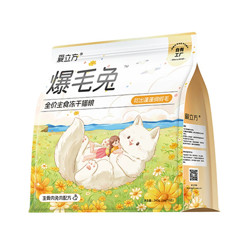 Love Around🐱Freeze Dried Fluffy Hair Rabbit Complete Meal 240g