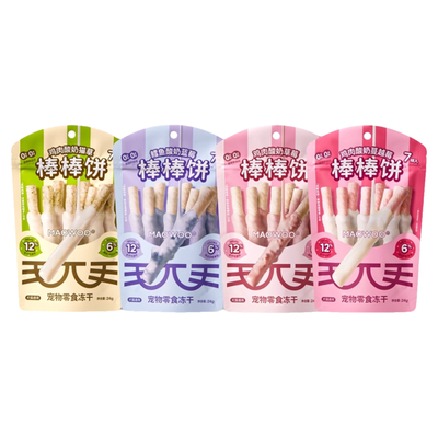 MAOWOO🐱🐶12% Yogurt & Fresh Fruit Freeze Dried Pocky Stick 24g