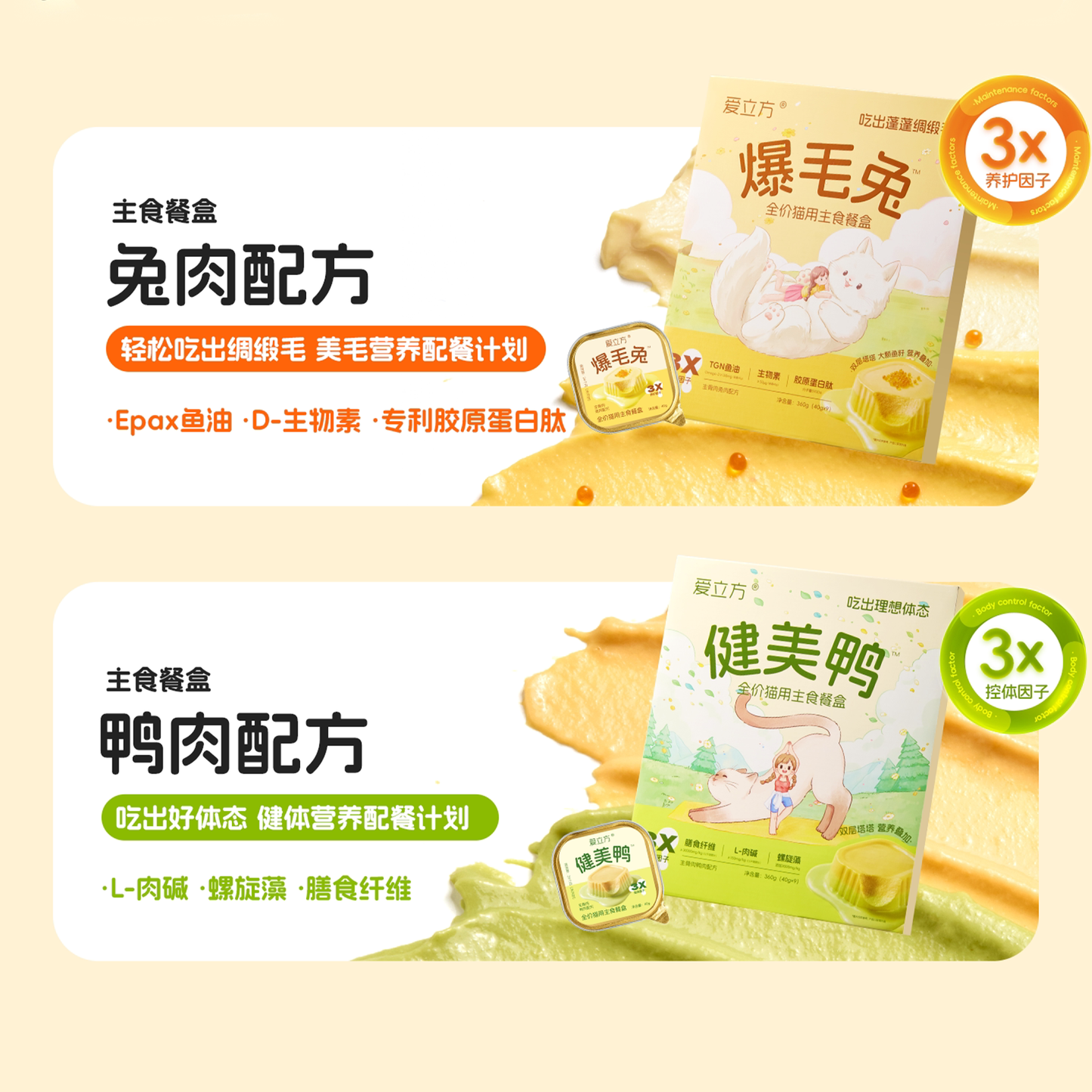 Love Around🐱Double-Layer Weight Control Duck Complete Meal Wet Food
