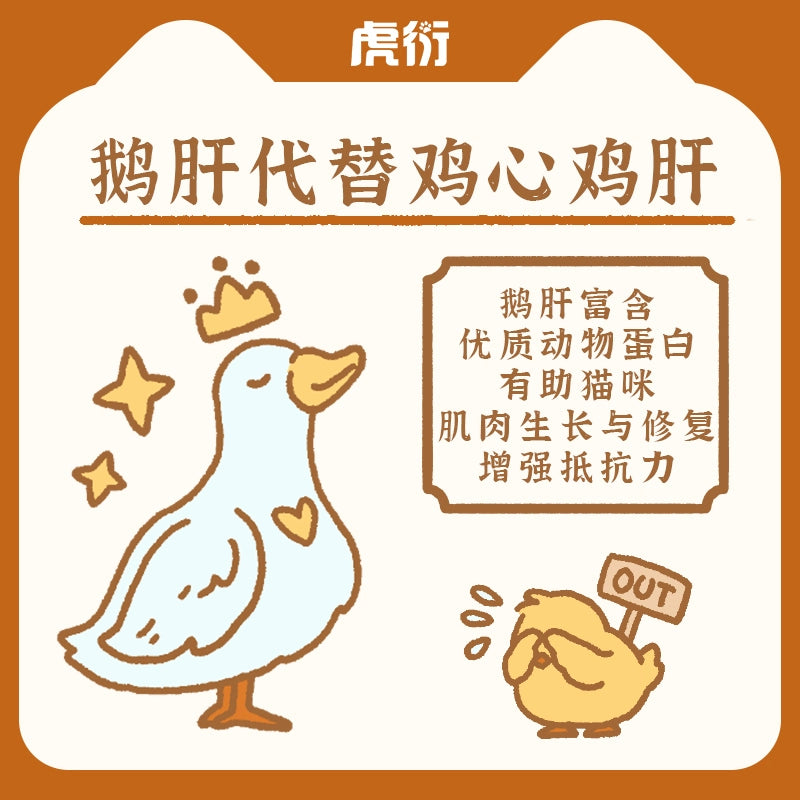 HuYan🐱Goose & Goat Milk Freeze-Dried Complete Food 100g