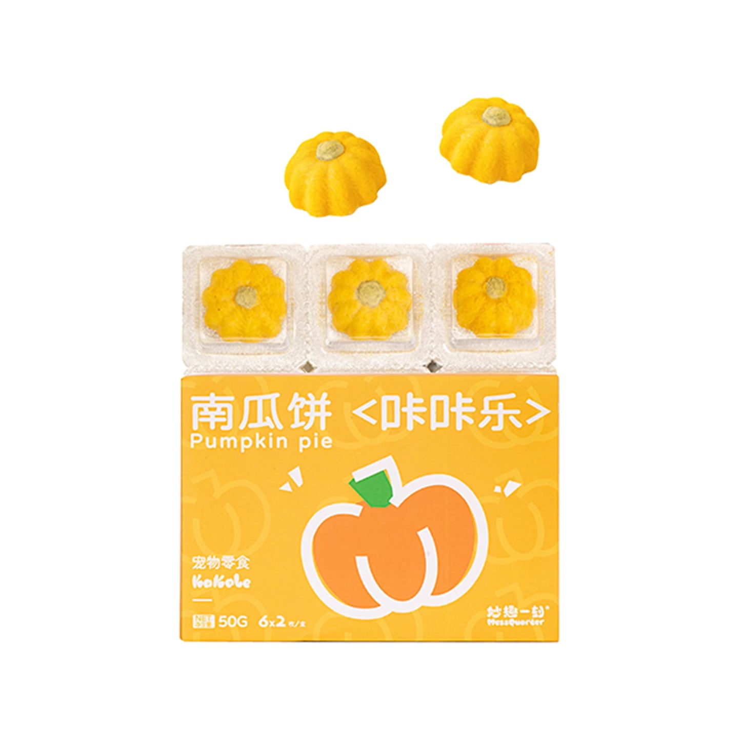 MessQuarter🐱🐶Freeze Dried Meaty Dessert Pumpkin Pie 12pc