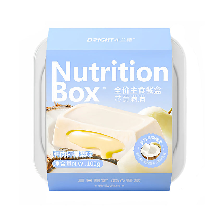 Bright🐱🐶Nutrition Wet Box - Duck Goat Milk & Pear Creamy Core 100g