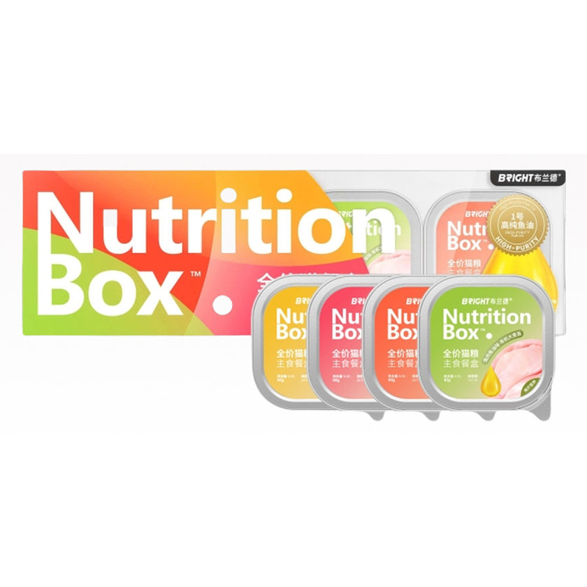 Bright🐱Fish Oil Double Tart Complete Wet Food 40g*4