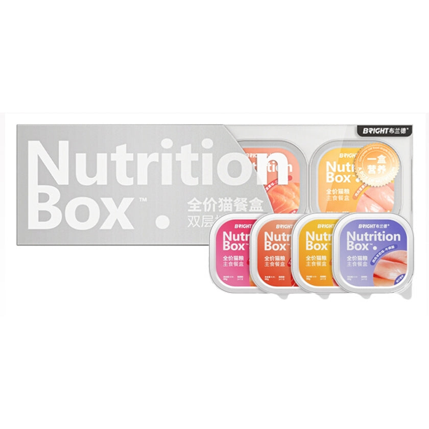 Bright🐱Egg York & Goat Milk Double Tart Complete Wet Food 40g*4