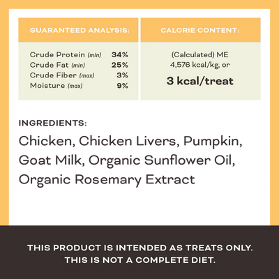 Primal🐶Freeze Dried Raw Treats Pumpkin for My Pumpkin 2oz