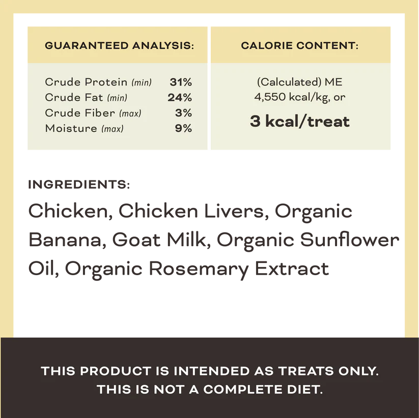 Primal🐶Freeze Dried Raw Treats Peelin’ Fantastic 2oz