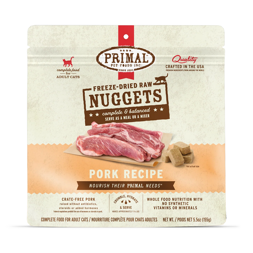 Primal🐱Freeze Dried Raw Nuggets Food 14oz