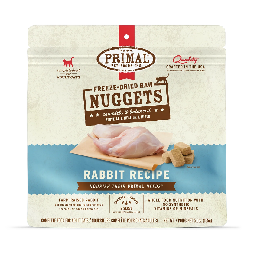 Primal🐱Freeze Dried Raw Nuggets Food 14oz