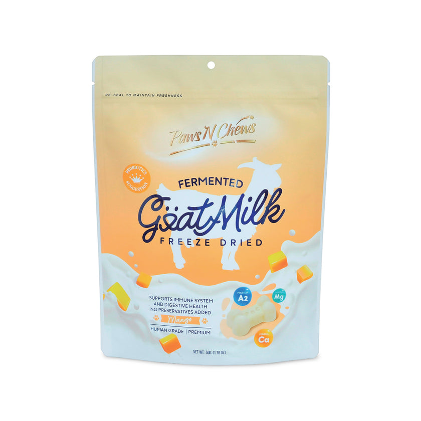 Paws N Chews🐱🐶Freeze Dried Fermented Goat Milk Probiotic 50g