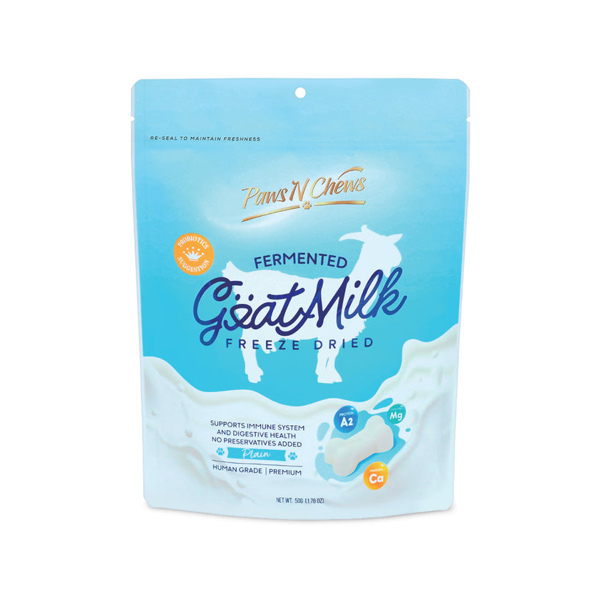 Paws N Chews🐱🐶Freeze Dried Fermented Goat Milk Probiotic 50g