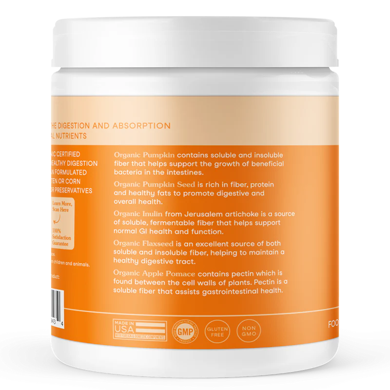 Fera Pets🐱🐶Pumpkin Plus Fiber Support 227g