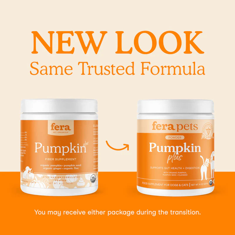 Fera Pets🐱🐶Pumpkin Plus Fiber Support 227g