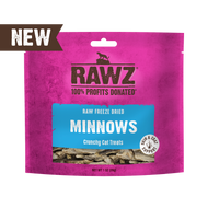 RAWZ🐱Freeze Dried Minnows Crunchy Treats 1oz