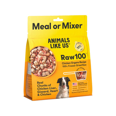 Animals Like Us🐶Freeze Dried Raw100 Chicken Organs Recipe Meal 13oz