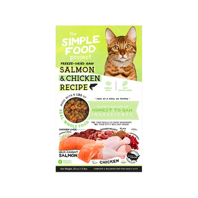The Simple Food Project🐱Freeze Dried Salmon & Chicken Recipe 24oz