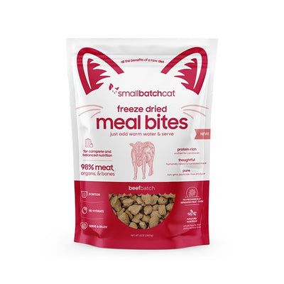 Smallbatch🐱Freeze Dried Meal Bites - Beef 10oz