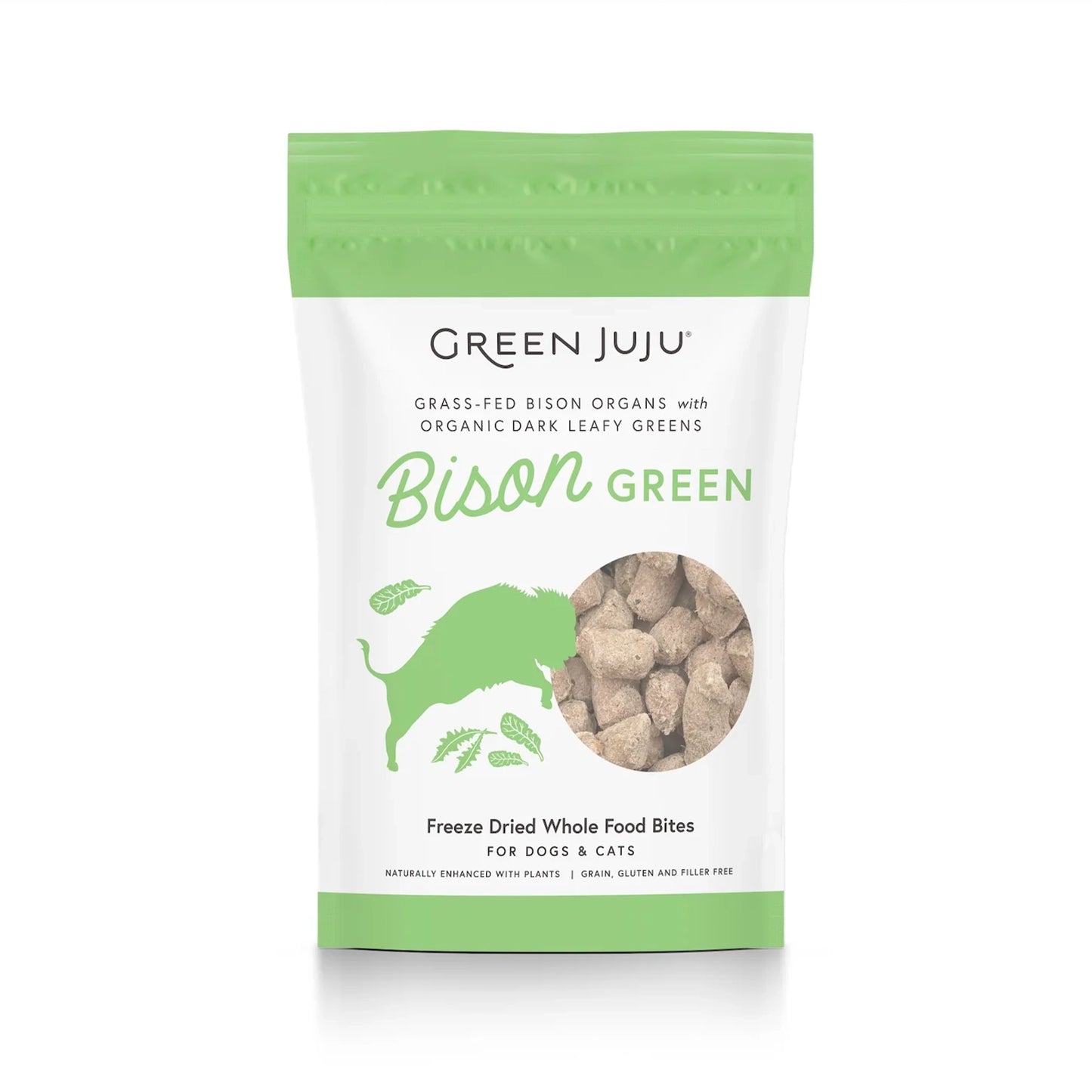 Green JuJu🐱🐶Bison Green Freeze Dried Whole Food Bites