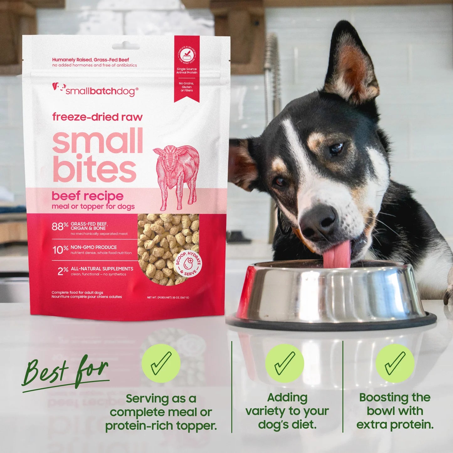 Smallbatch🐶Freeze Dried Raw Small Bites - Beef