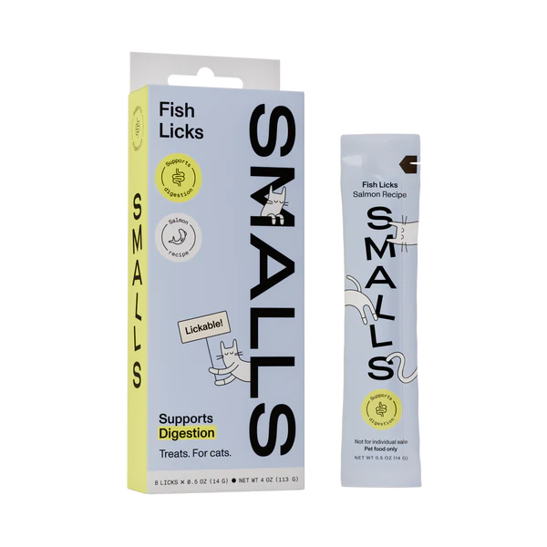 Smalls🐱Lickables Supports Digestion Skin & Coat 8pcs