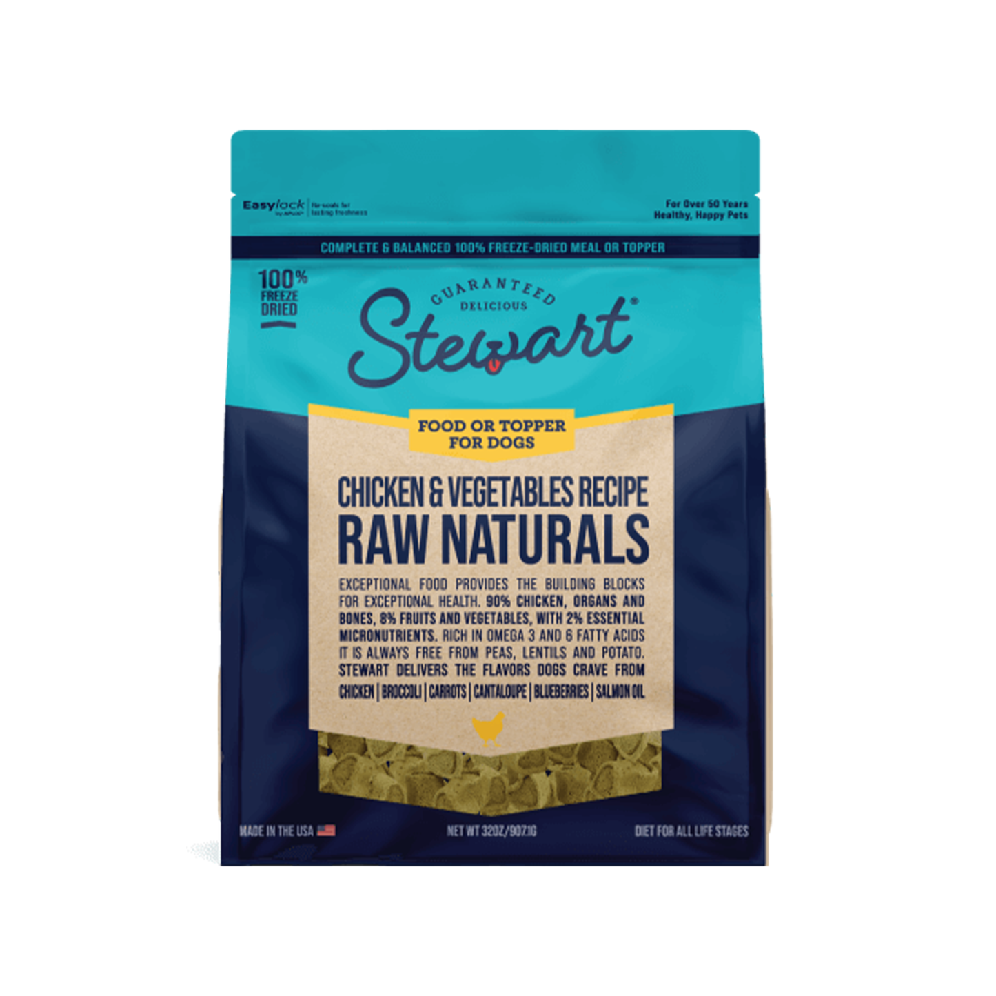 Stewart🐶Raw Naturals Limited Lil Heart Freeze-Dried Dog Food 8oz