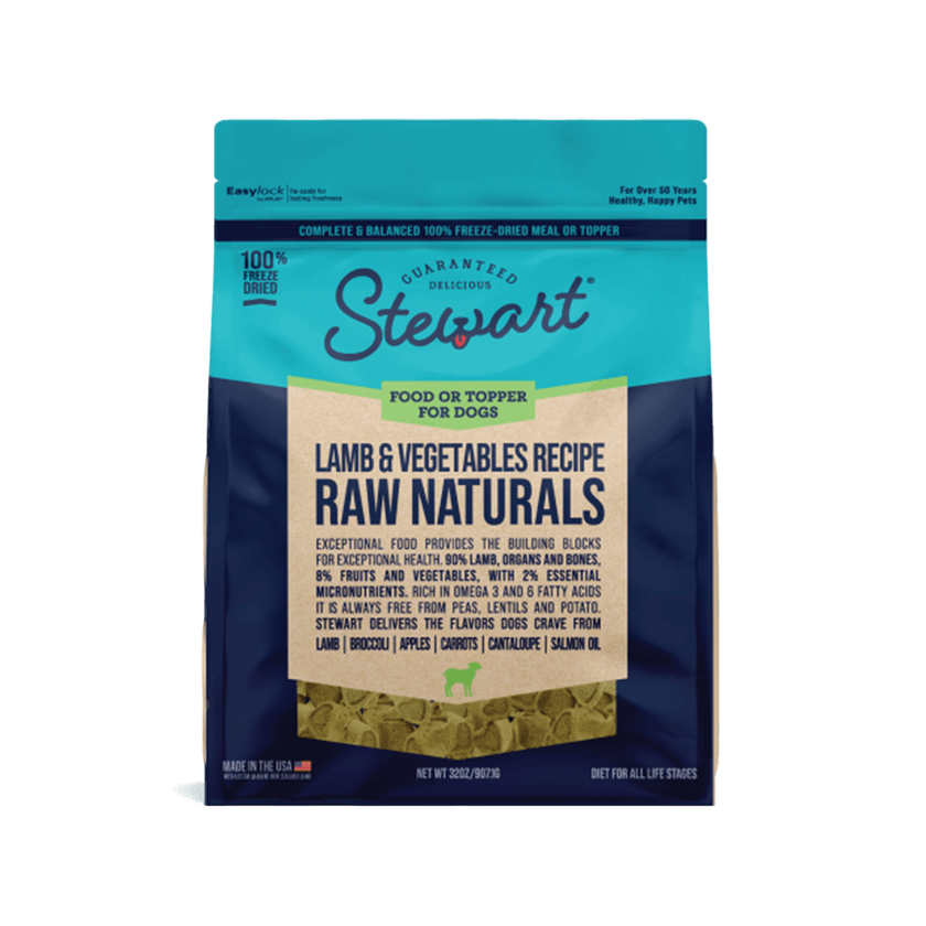 Stewart🐶Raw Naturals Limited Lil Heart Freeze-Dried Dog Food 8oz