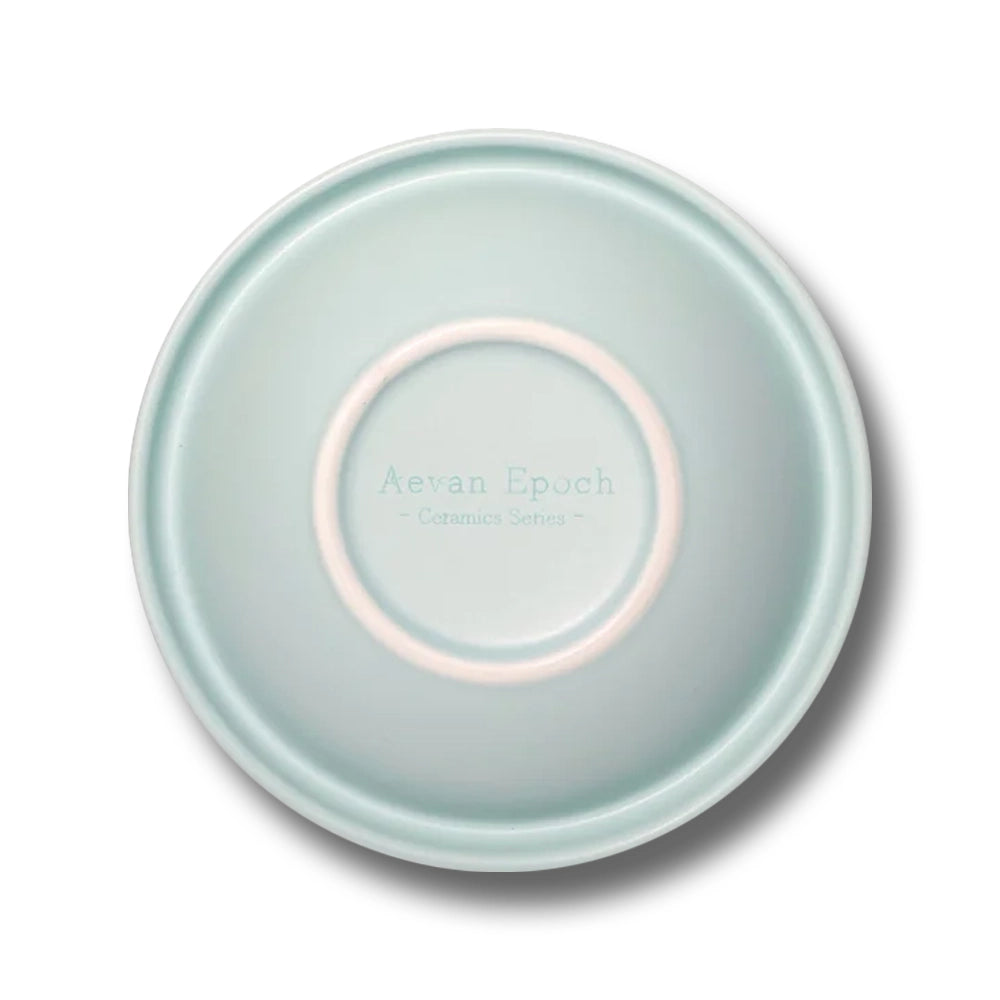 Aevan Epoch🐱🐶Premium Handcrafted Ceramic Bowl - Matte Tiffany Blue