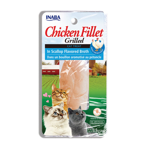 Inaba🐱Grilled Chicken Fillet In Broth 25g