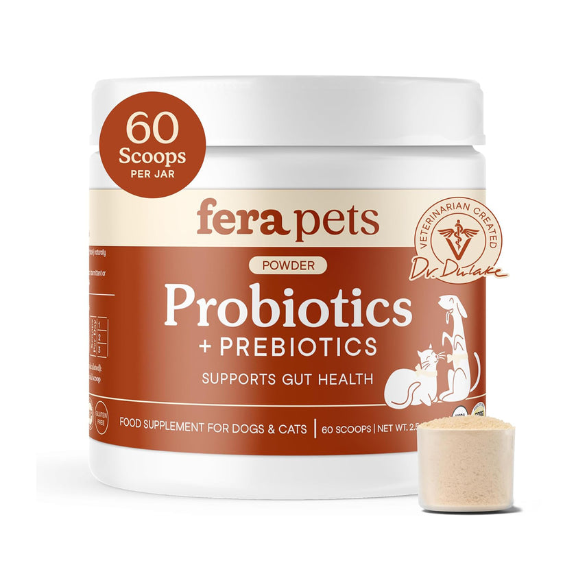 Fera Pets🐱🐶USDA Organic Probiotics + Prebiotics 72g