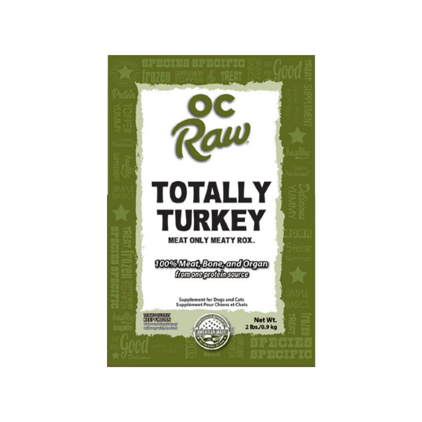 OC RAW🐱🐶Frozen Meaty Rox Totally Turkey 2lb