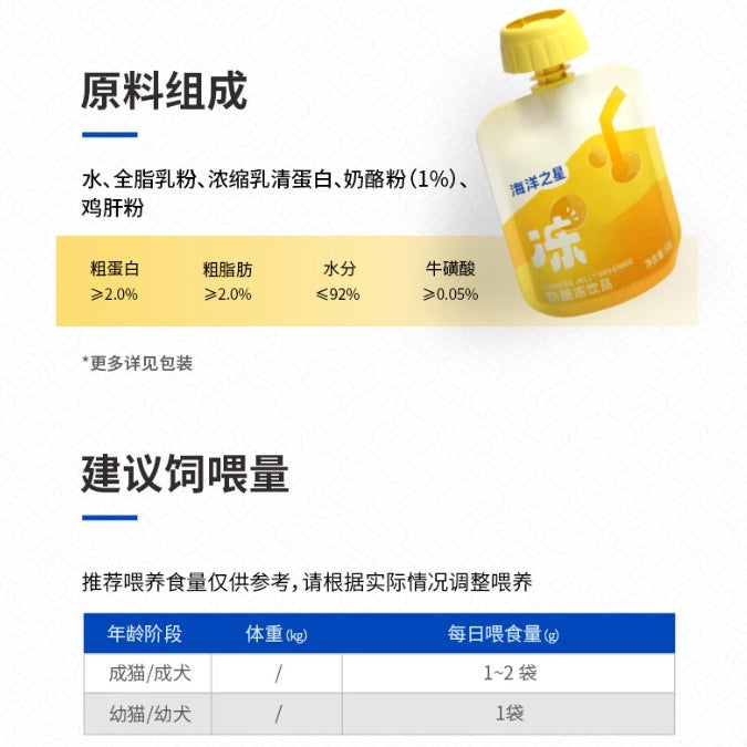 Fish4Pets🐱🐶Cheese Pudding 60g