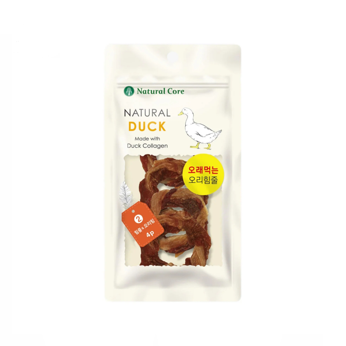 Natural Core🐶Duck Tendon & Collagen Donut Rings 4pc