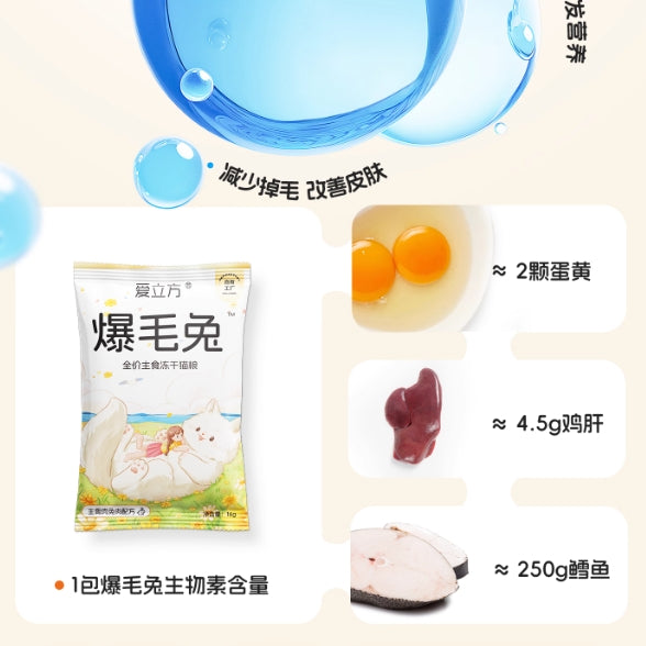 Love Around🐱Freeze Dried Fluffy Hair Rabbit Complete Meal 240g