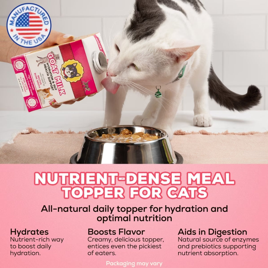 Brutus🐱Hydration & Gut Health Support 100% Pure Goat Milk 16oz