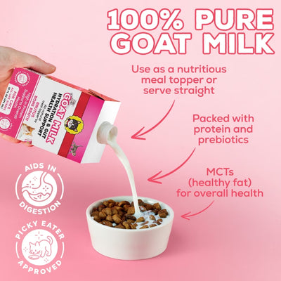 Brutus🐱Hydration & Gut Health Support 100% Pure Goat Milk 16oz