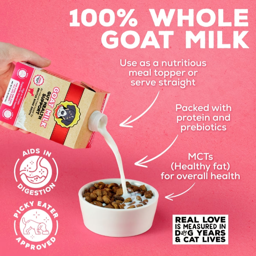 Brutus🐱🐶Gut Health Support 100% Pure Goat Milk 16oz
