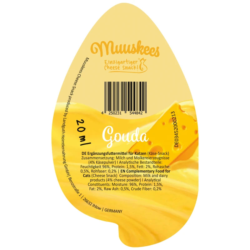Muuske🐱Unique Mouse Shaped Cheese Snack Gouda & Cheddar Multipack