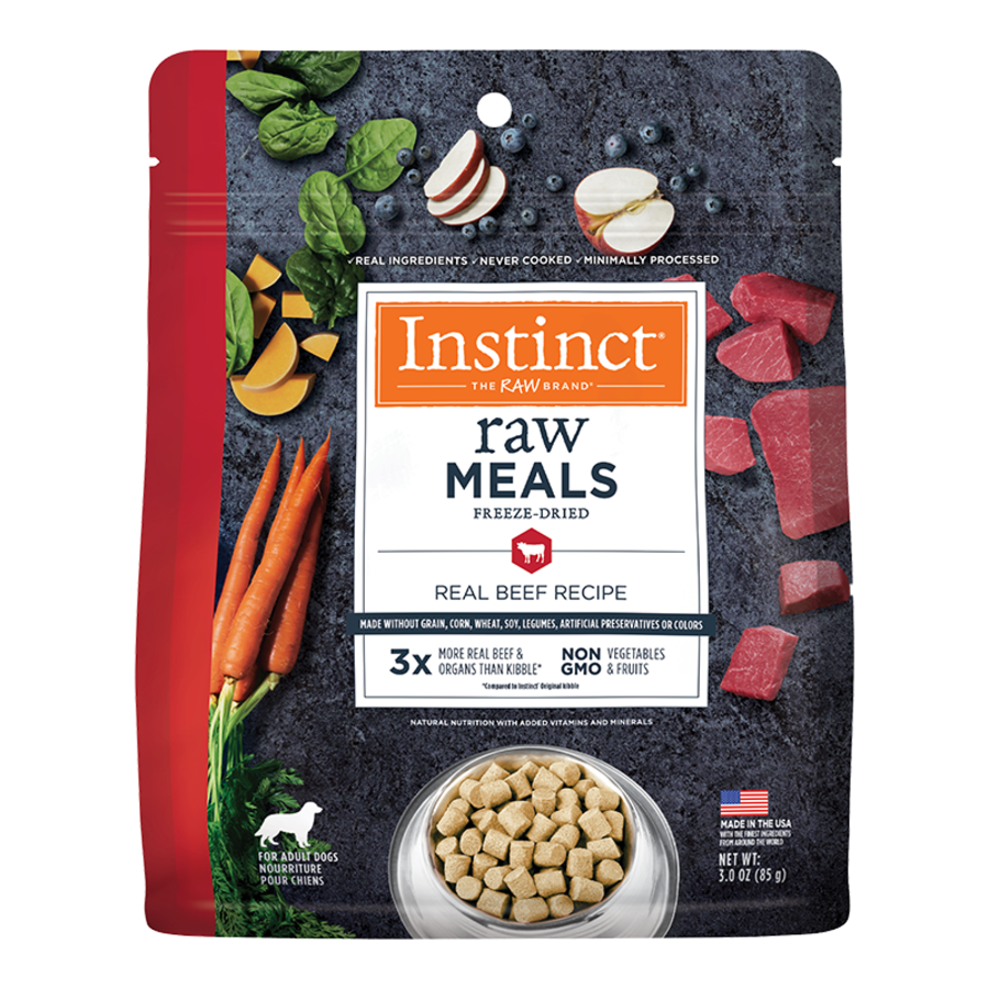 Instinct🐶100% Raw Freeze-Dried Meals Real Dog Food