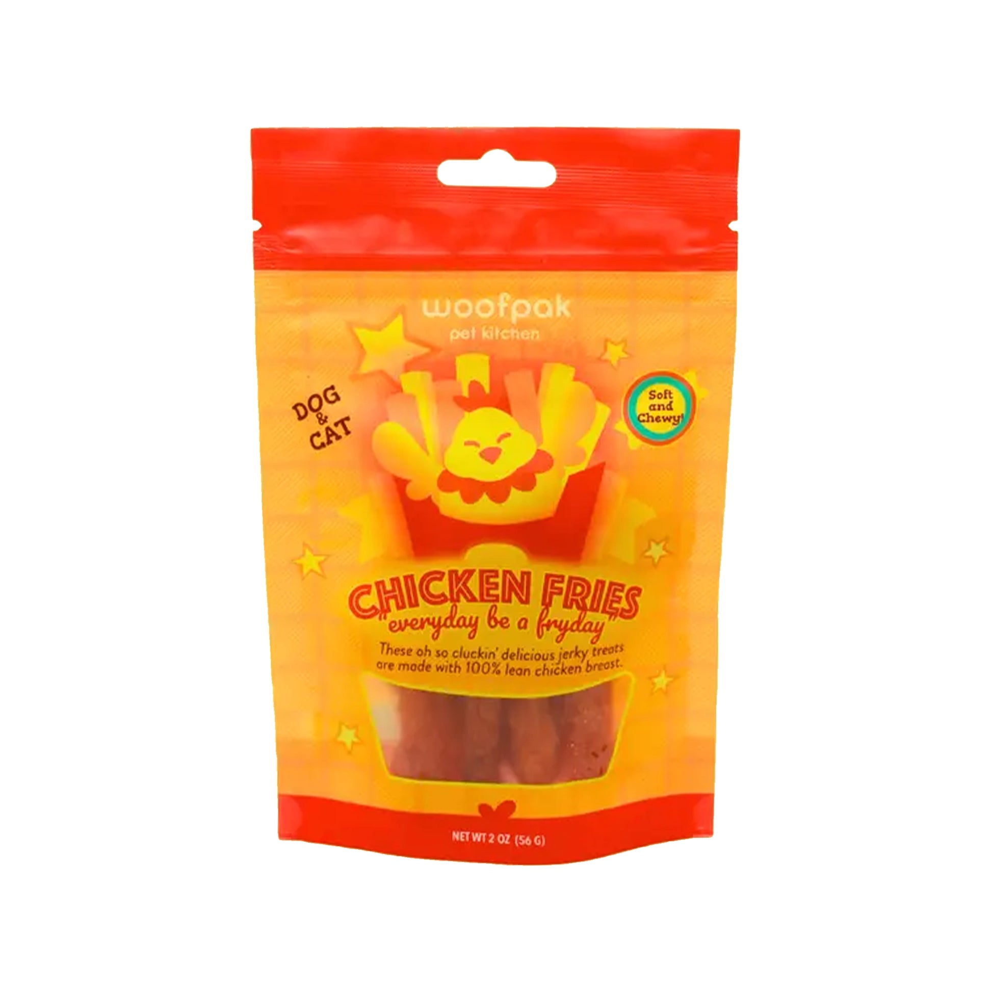 WoofPak🐱🐶Chicken Fries Soft & Chewy Treat 2.5oz