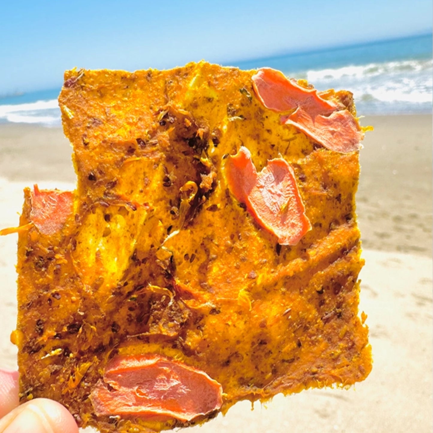 Fur Monster🐱🐶Air Dried Bark Turkey & Pumpkin · Turmeric · Carrot · Calendula 2.5oz