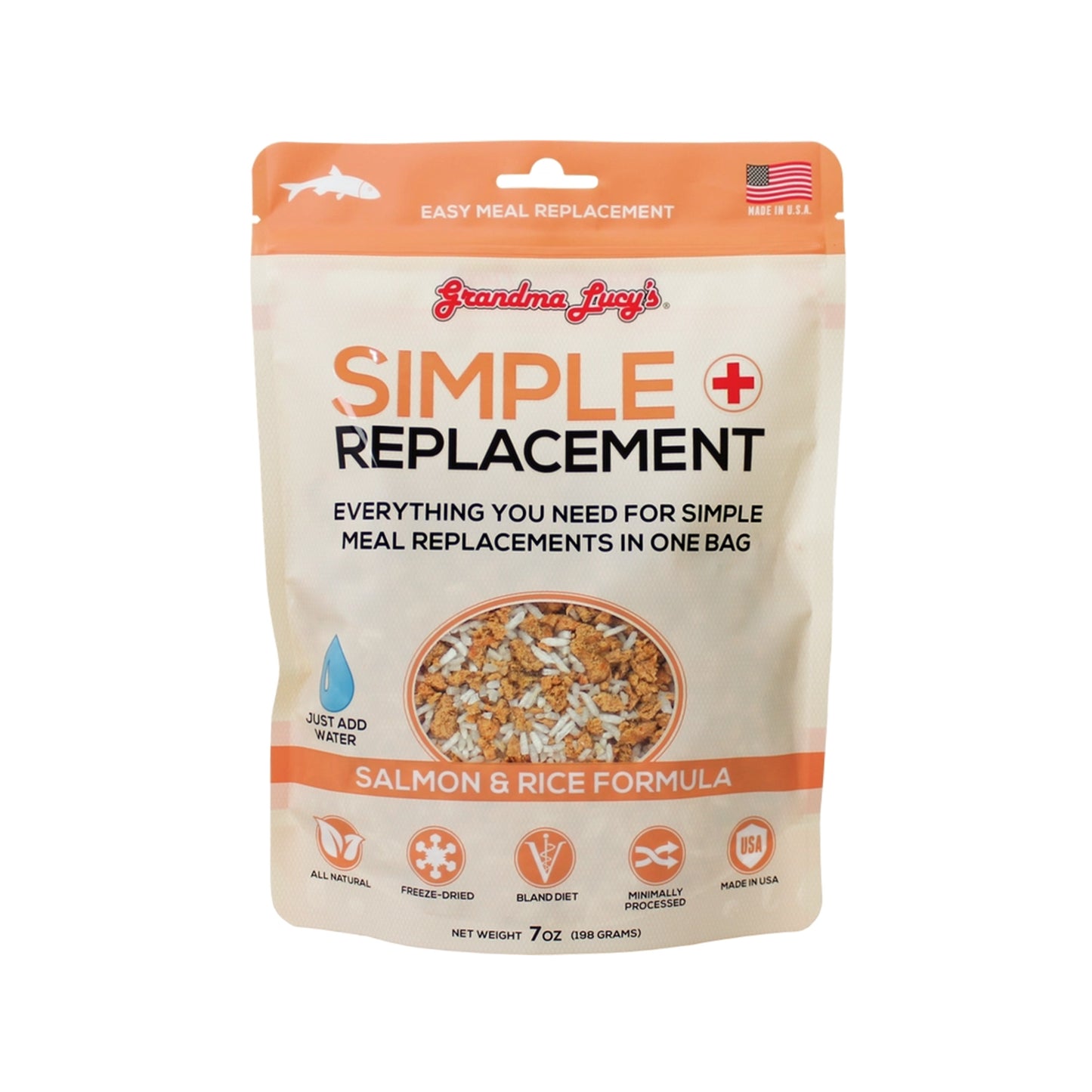 Grandma Lucy‘s🐱🐶Freeze Dried Simple Replacement Anti-Diarrhea - Salmon 7oz