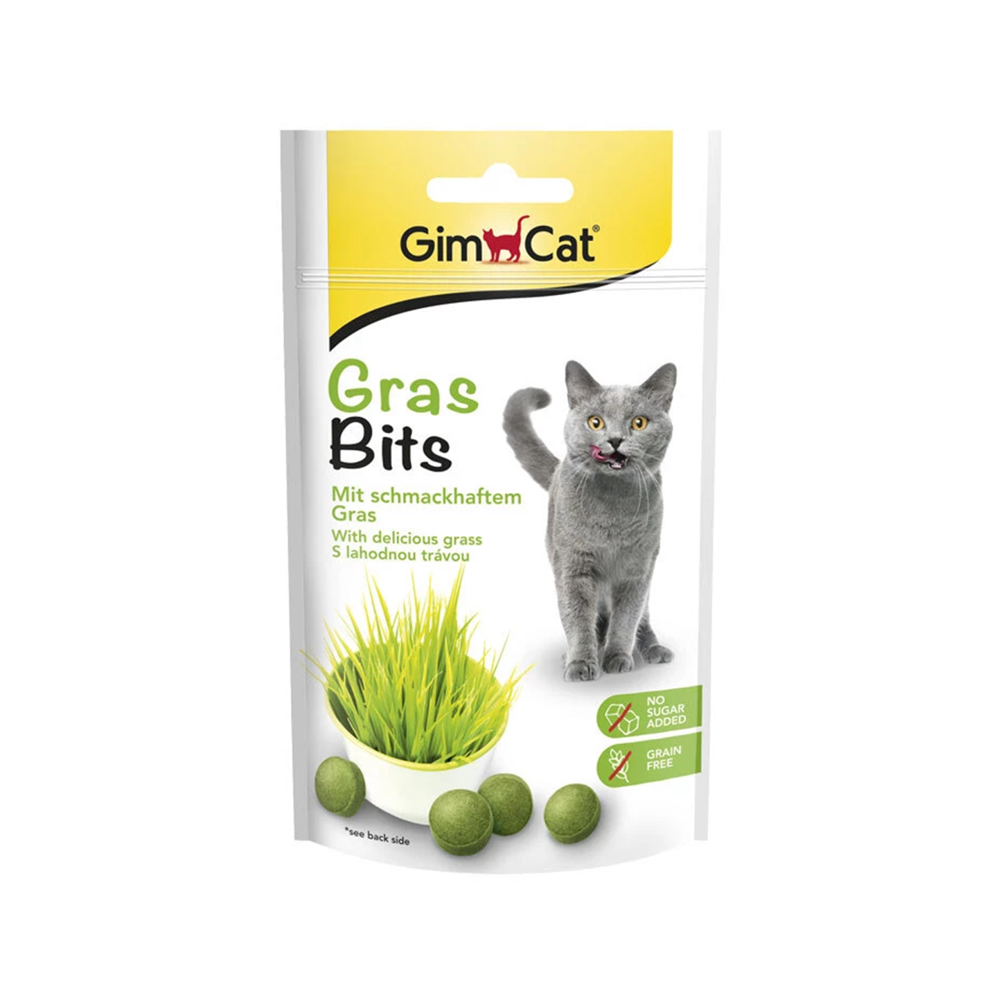 GimCat🐱Crispy Cat Grass Balls 40g