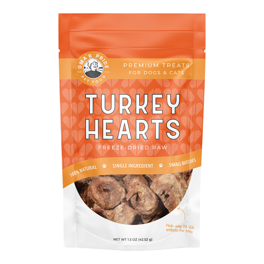 Oma's Pride🐱🐶Freeze Dried Turkey Treats 1.5oz