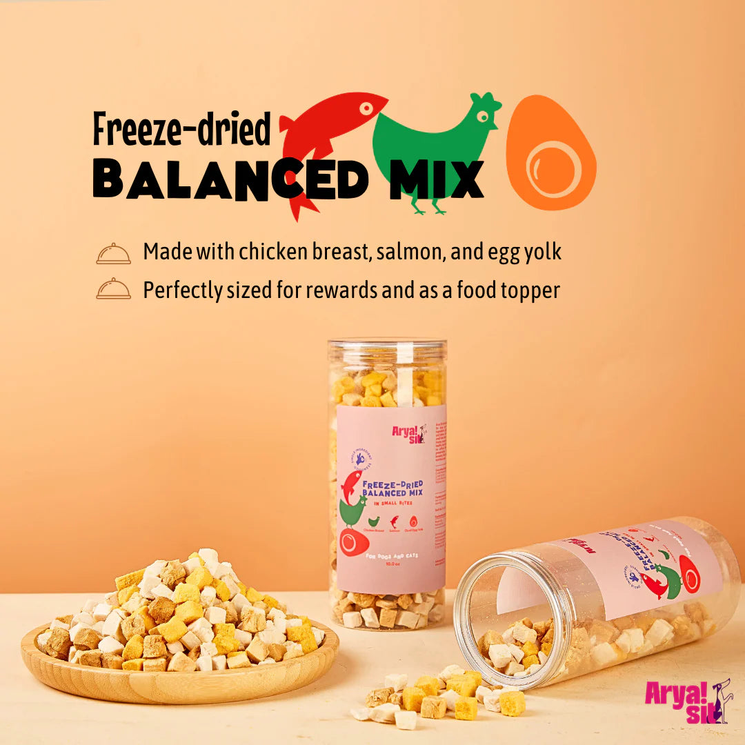 AryaSit🐱🐶Freeze Dried Balanced Mix 10oz