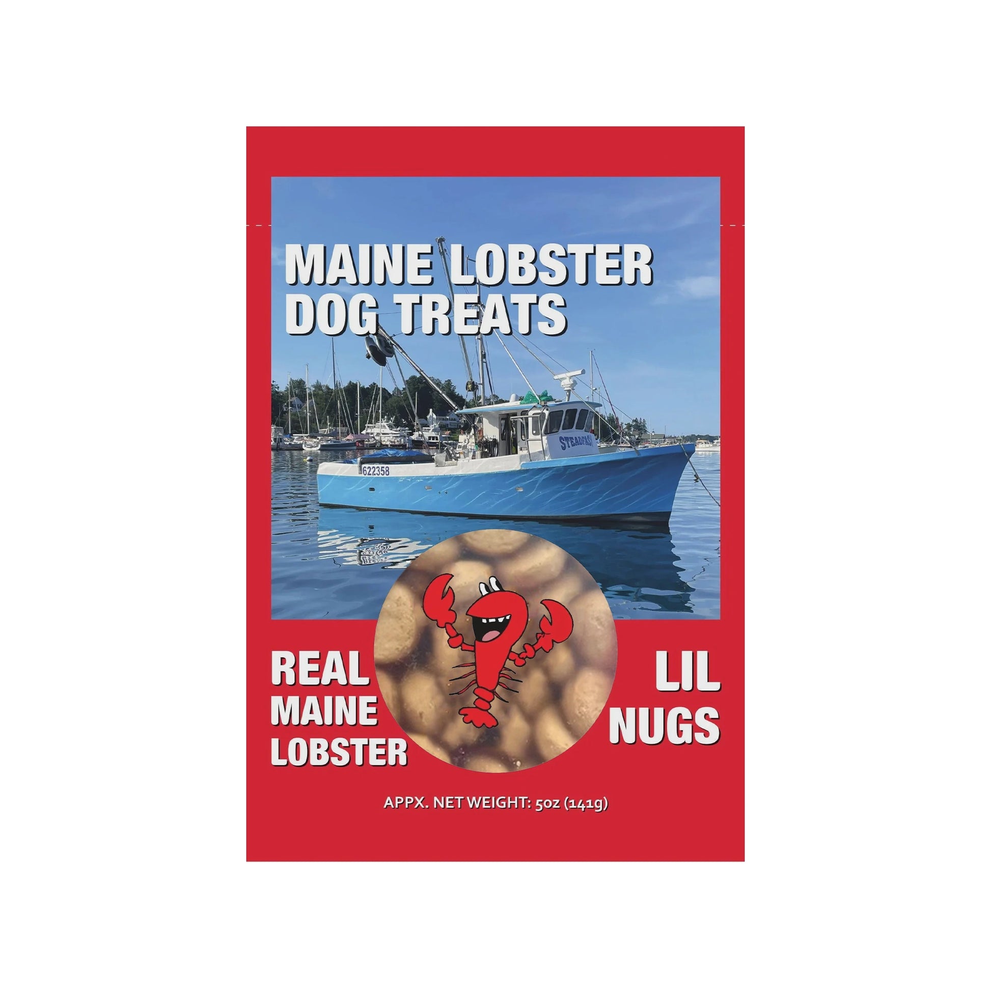 Boothbay Harbor🐶Real Maine Lobster Lil Nugs Treats 3oz