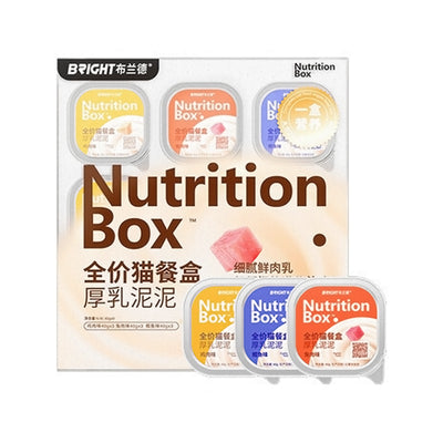 Bright🐱Nutrition Box Creamy Milk Purée Wet Food 40g*9