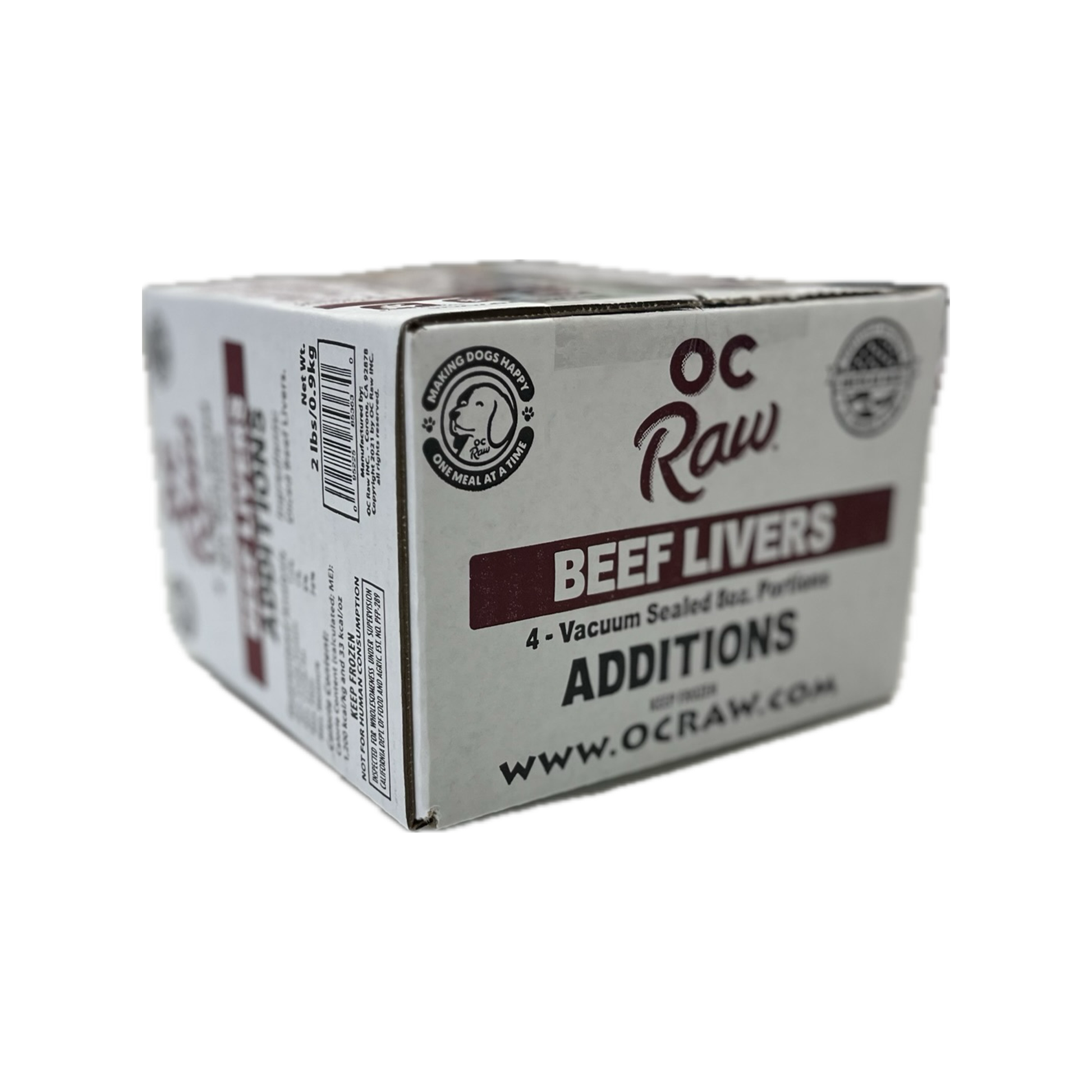 OC RAW🐱🐶Raw Frozen Box - Beef Liver 2lb