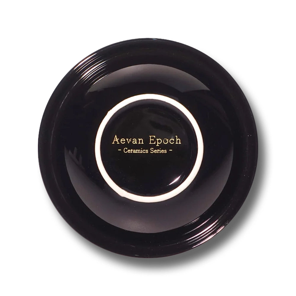 Aevan Epoch🐱🐶Premium Handcrafted Ceramic Bowl - Glossy Black Gold