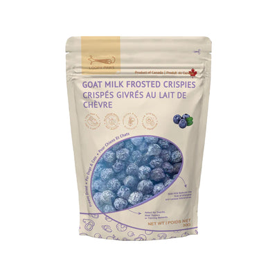 Loopy Paws🐱🐶Goat Milk Frosted Crispies Blueberry 30g