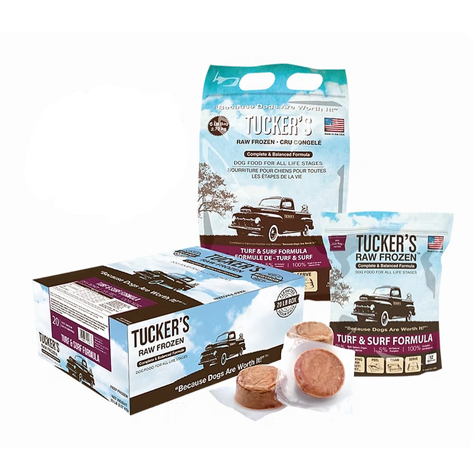 Tucker’s🐶Raw Frozen Diets Turf & Surf
